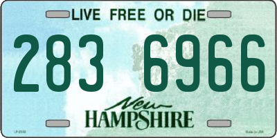 NH license plate 2836966