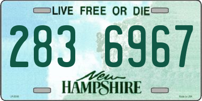 NH license plate 2836967