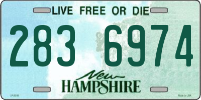 NH license plate 2836974