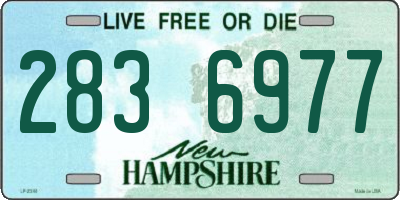 NH license plate 2836977