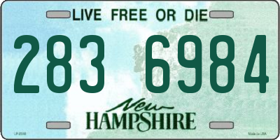 NH license plate 2836984