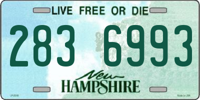 NH license plate 2836993