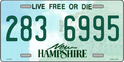 NH license plate 2836995