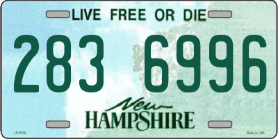 NH license plate 2836996