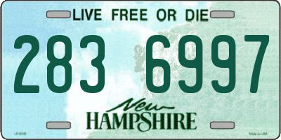 NH license plate 2836997