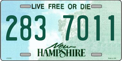 NH license plate 2837011