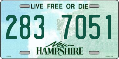 NH license plate 2837051