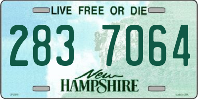 NH license plate 2837064