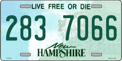 NH license plate 2837066