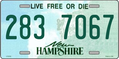 NH license plate 2837067