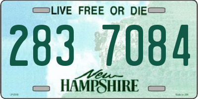 NH license plate 2837084