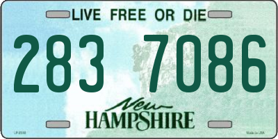 NH license plate 2837086