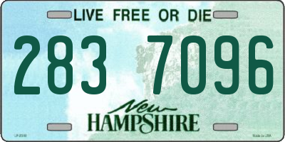 NH license plate 2837096