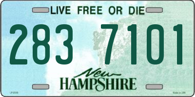NH license plate 2837101