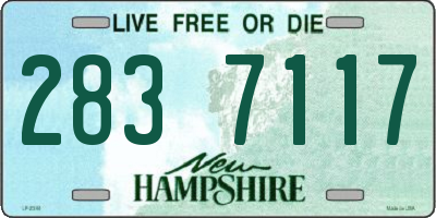 NH license plate 2837117