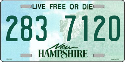 NH license plate 2837120