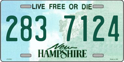 NH license plate 2837124
