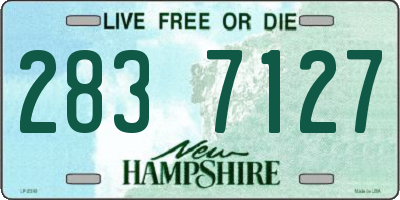 NH license plate 2837127