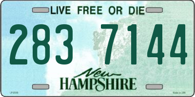 NH license plate 2837144