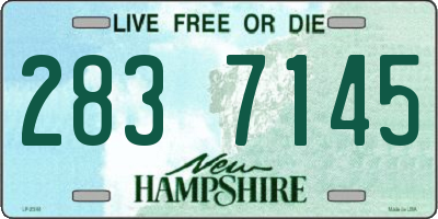 NH license plate 2837145