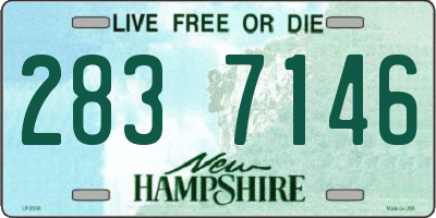 NH license plate 2837146