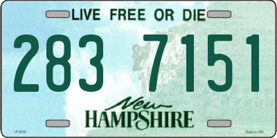 NH license plate 2837151