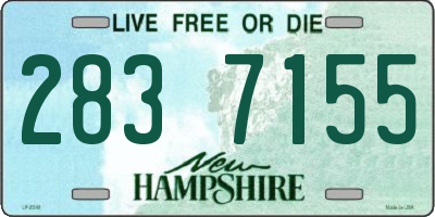 NH license plate 2837155