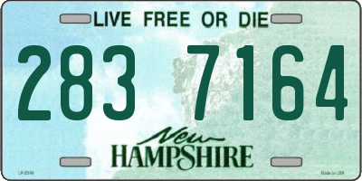 NH license plate 2837164