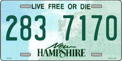 NH license plate 2837170