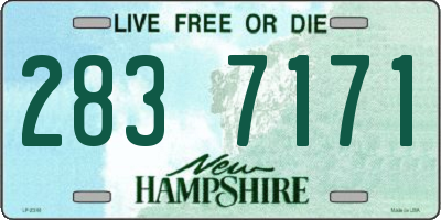 NH license plate 2837171