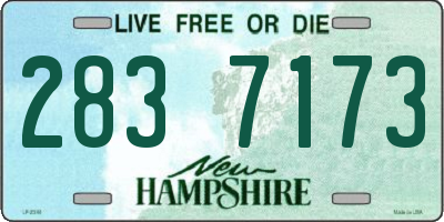 NH license plate 2837173