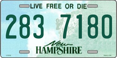 NH license plate 2837180