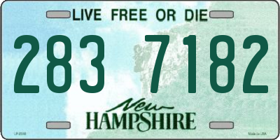NH license plate 2837182