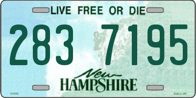 NH license plate 2837195