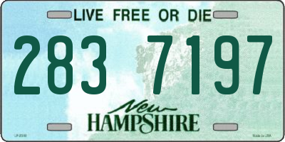 NH license plate 2837197