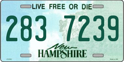 NH license plate 2837239