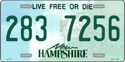 NH license plate 2837256