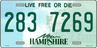 NH license plate 2837269
