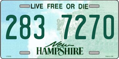 NH license plate 2837270