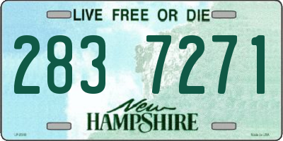 NH license plate 2837271