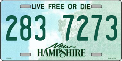 NH license plate 2837273