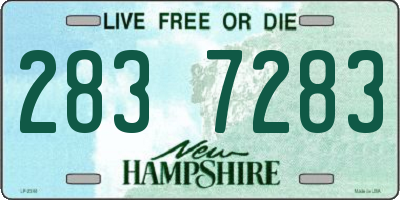 NH license plate 2837283
