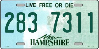 NH license plate 2837311