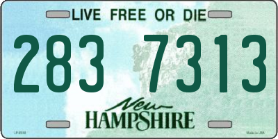 NH license plate 2837313