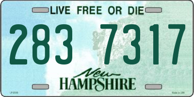 NH license plate 2837317