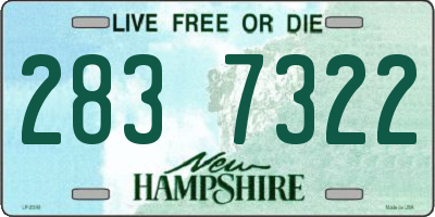 NH license plate 2837322