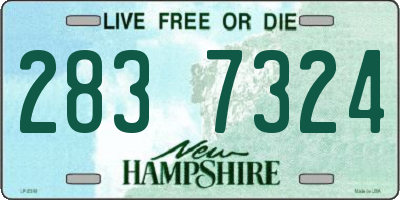 NH license plate 2837324