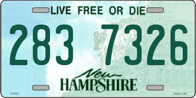 NH license plate 2837326