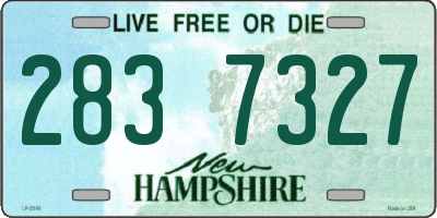 NH license plate 2837327