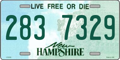 NH license plate 2837329